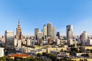Warsaw business district