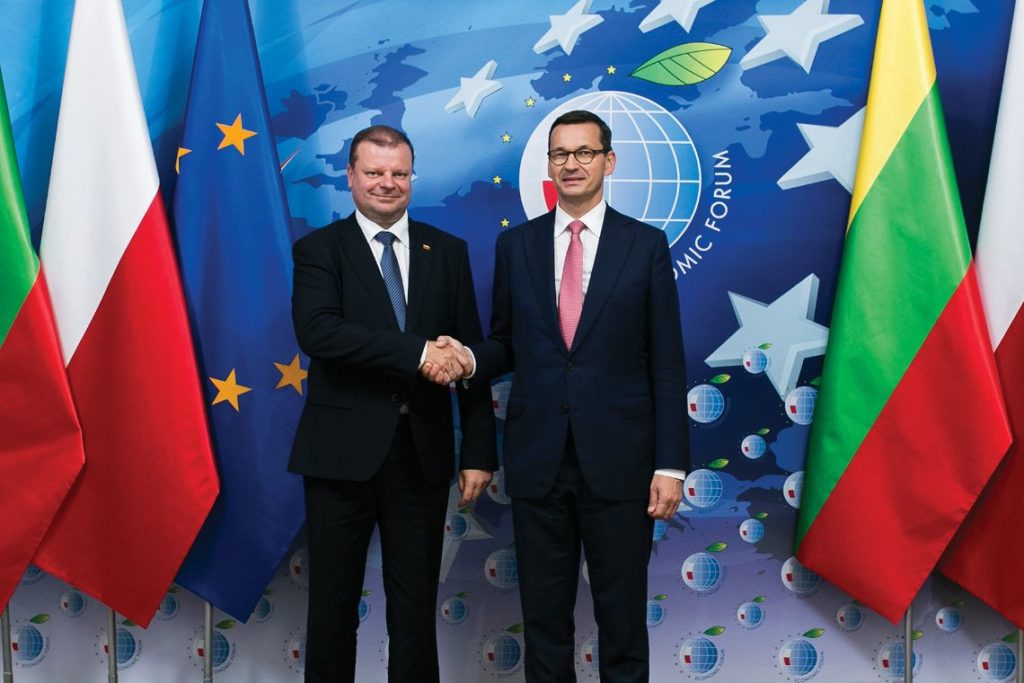 premierzy Morawiecki i Skvernelis