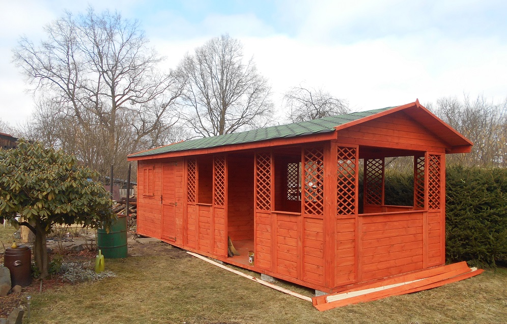 Drewniane domki ogrodowe