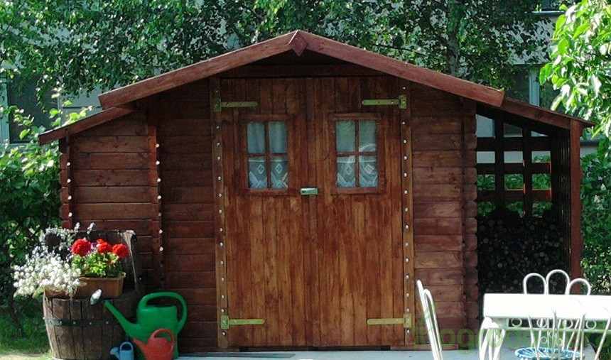 Drewniane domki ogrodowe