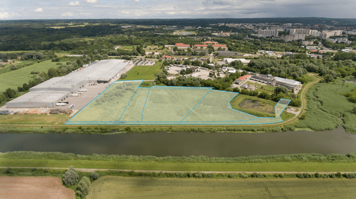 tereny inwestycyjne przy rzece