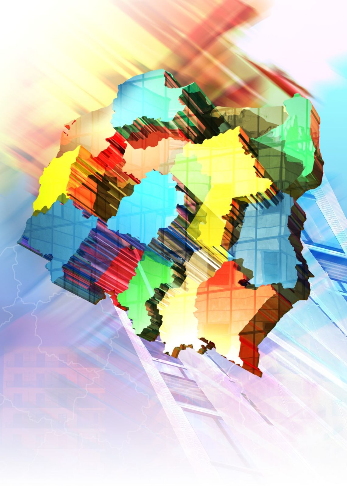 regiony Polski - mapa