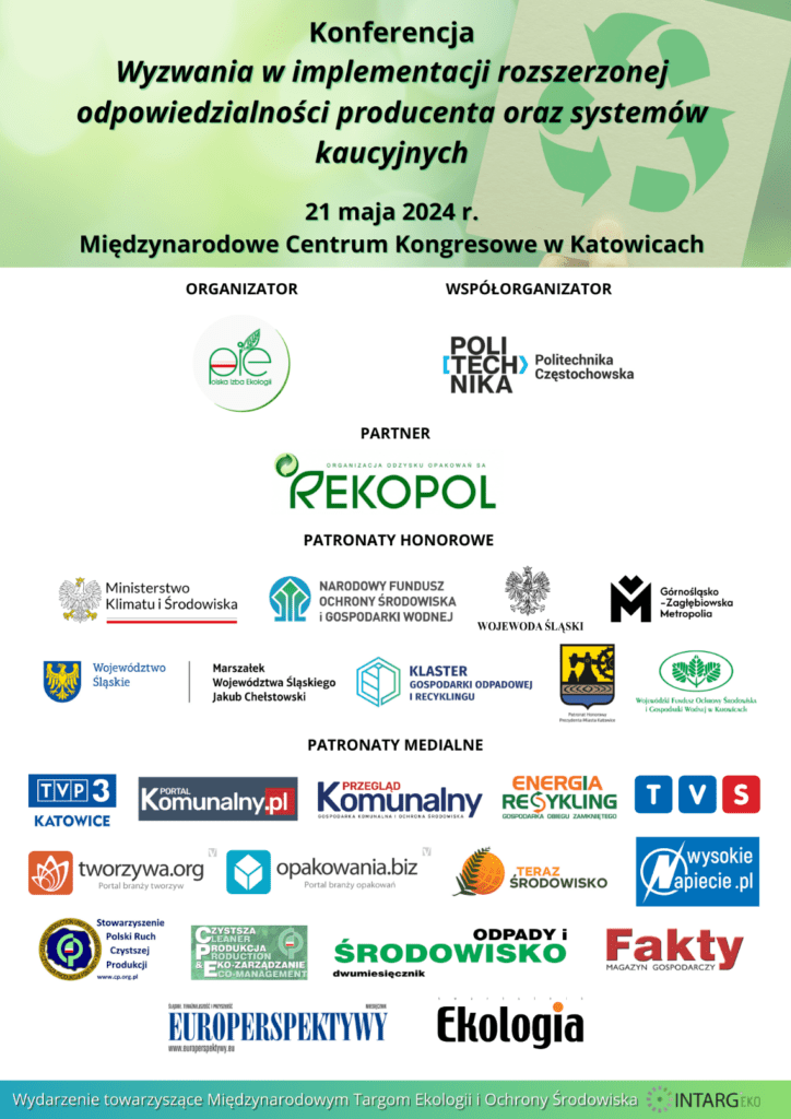 system kaucyjny i rozszerzona odpowiedzialność producenta - konferencja PIE