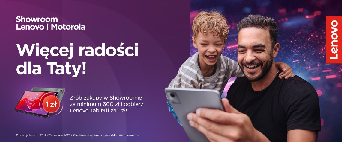 Lenovo Tab M11 w promocji na Dzień Ojca