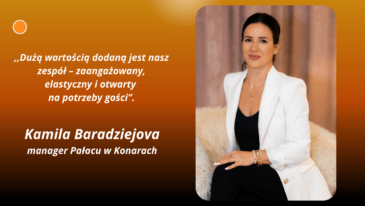 Kamila Baradziejova, Pałac w Konarach