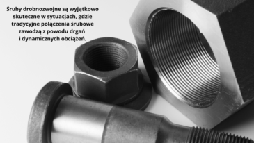 Śruby drobnozwojne