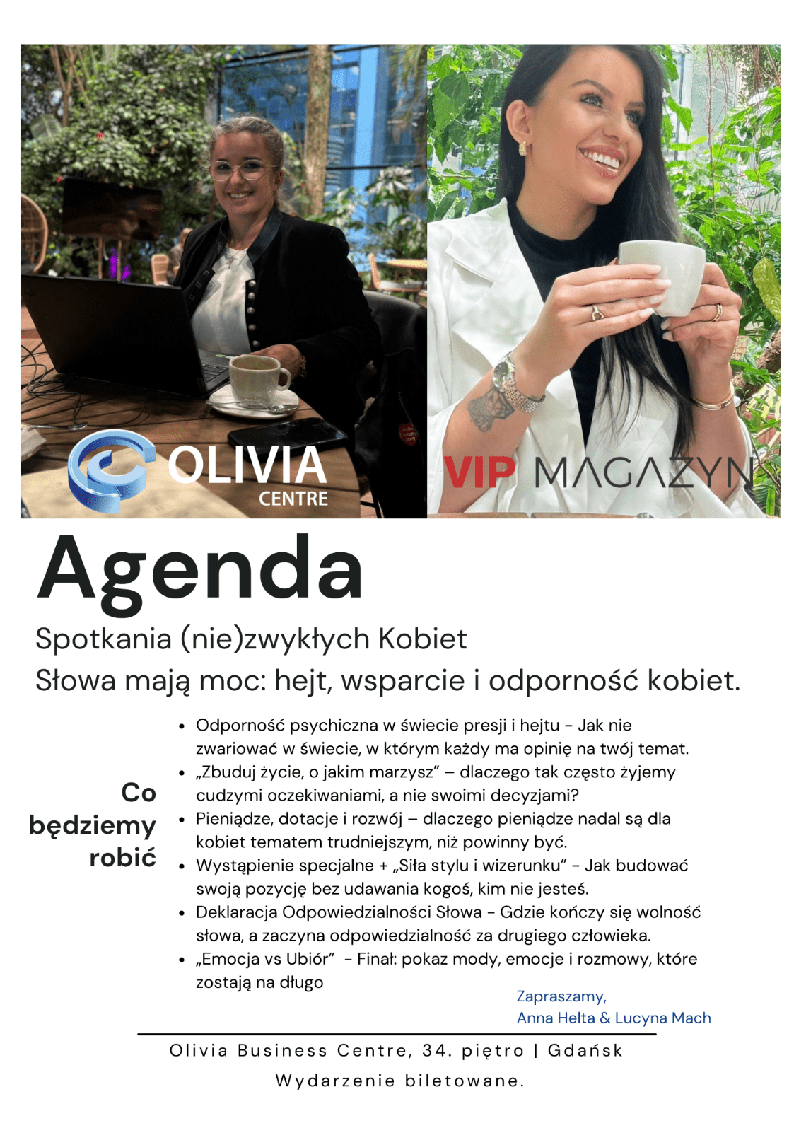 Spotkanie (Nie)zwykłych Kobiet - agenda