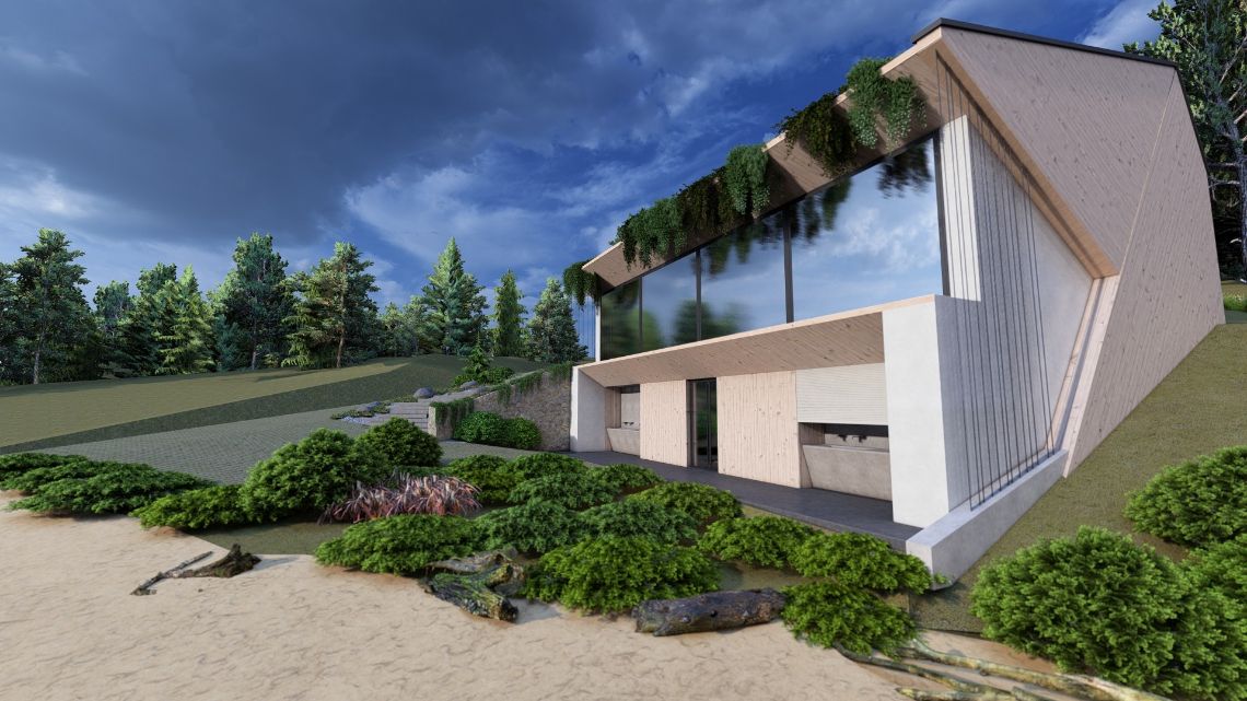 Ekomarina w Makowie – wizualizacja