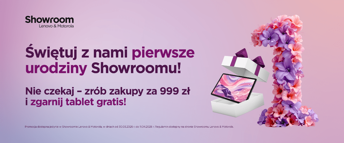 promocje na 1. urodziny Showroomu Lenovo & Motorola