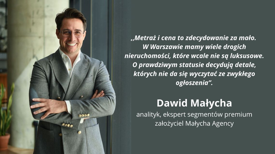 Adres to dopiero początek. Dawid Małycha o przyszłości rynku premium.