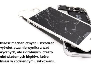 pęknięcie ekranu w smartfonie
