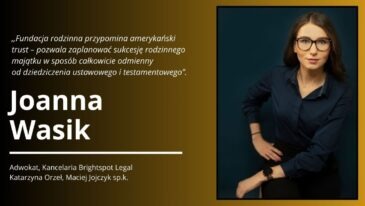 adw. Joanna Wasik, Kancelaria Brightspot Legal Katarzyna Orzeł, Maciej Jojczyk sp.k.