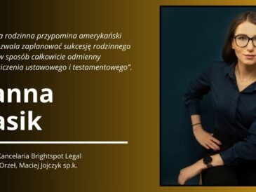 adw. Joanna Wasik, Kancelaria Brightspot Legal Katarzyna Orzeł, Maciej Jojczyk sp.k.