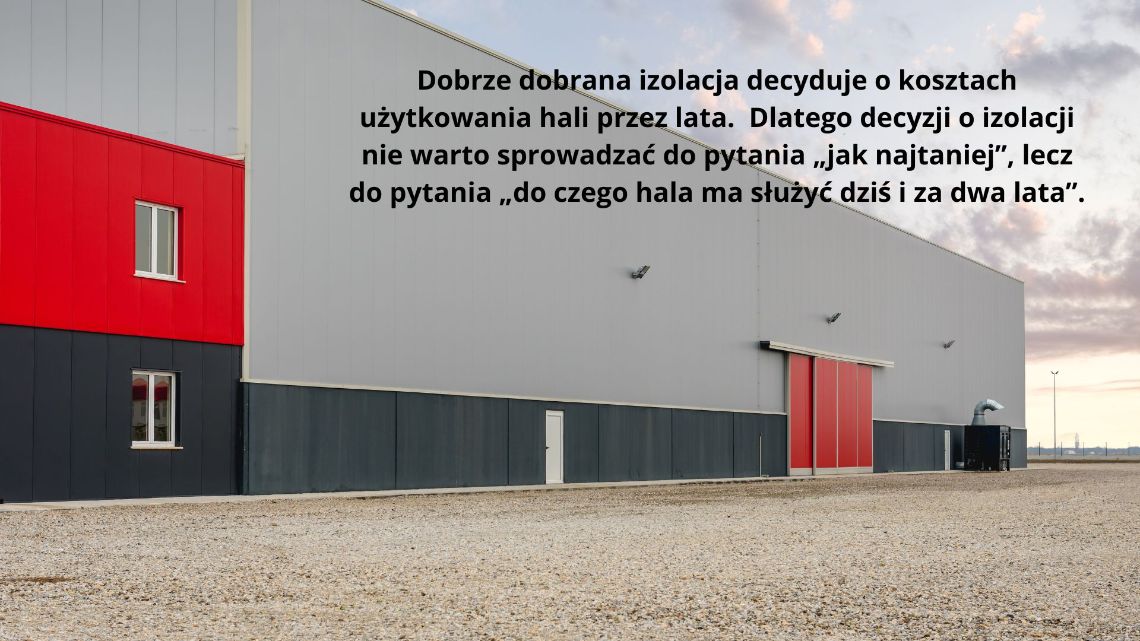 Obudowa hali stalowej